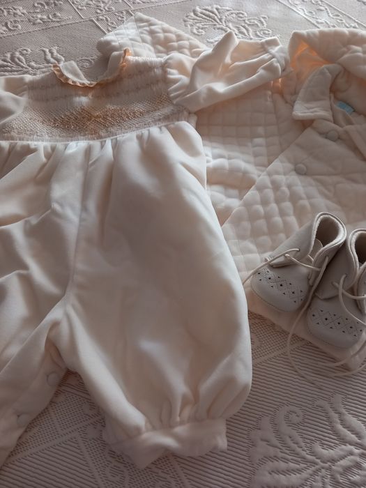 Roupa completa de batizado (menino)