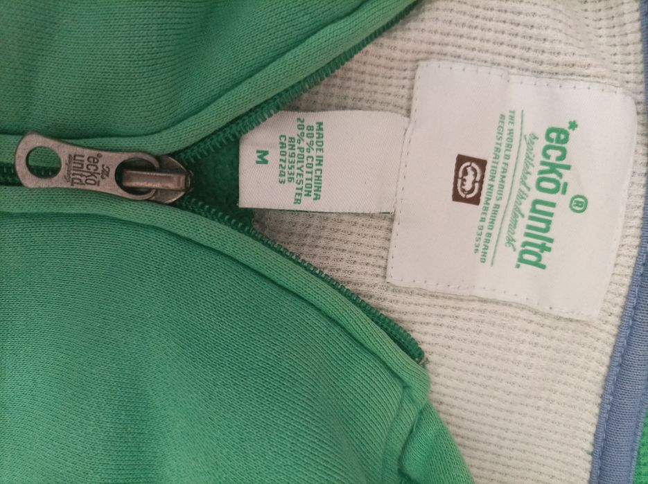 зипка ecko unltd M-L hip hop sk8 rap karl kani etnies dvs globe osiris