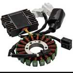 Bobina estator e retificador corrente CBR 1000rr 2004/5/6/7