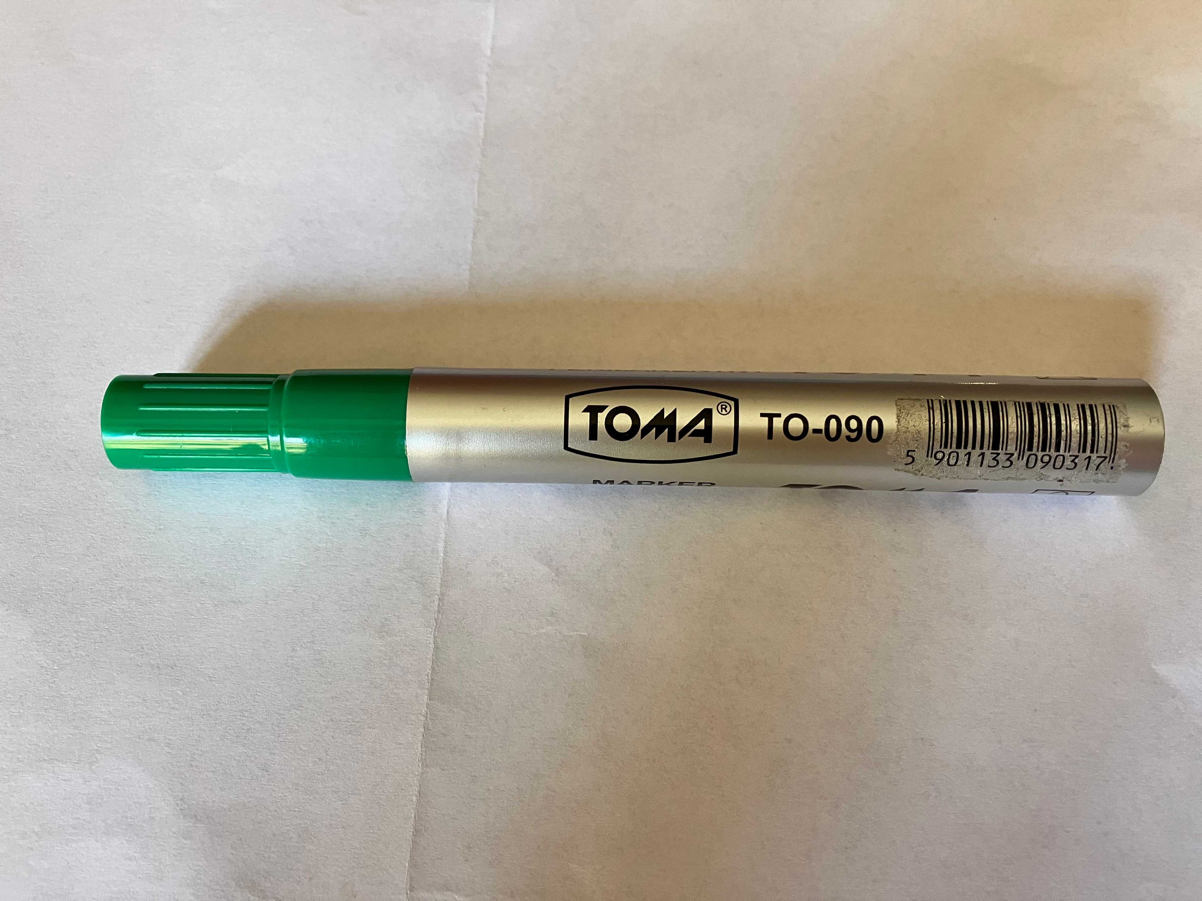Toma TO-090 marker permanentny zielony 70 szt.