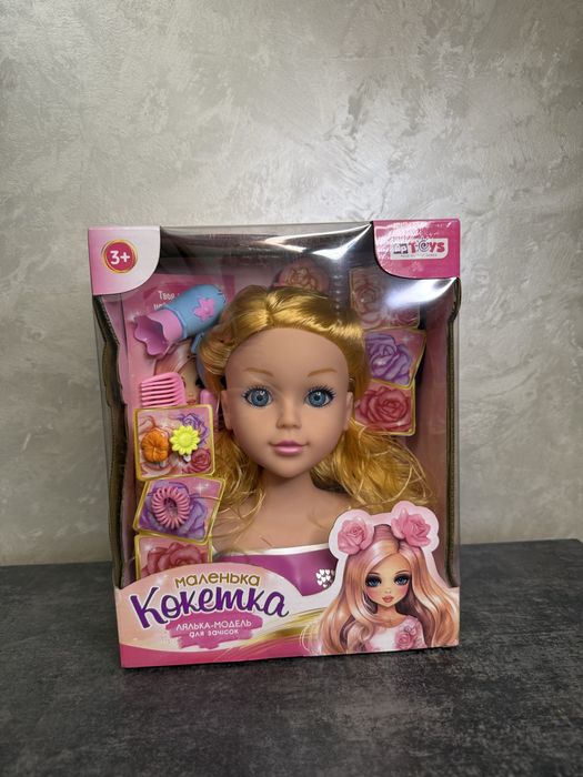 Лялька модель для зачісок. Манекен з аксесуарами.