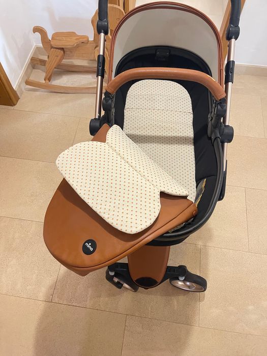 Carrinho Mima Xari + ovo be safe + isofix