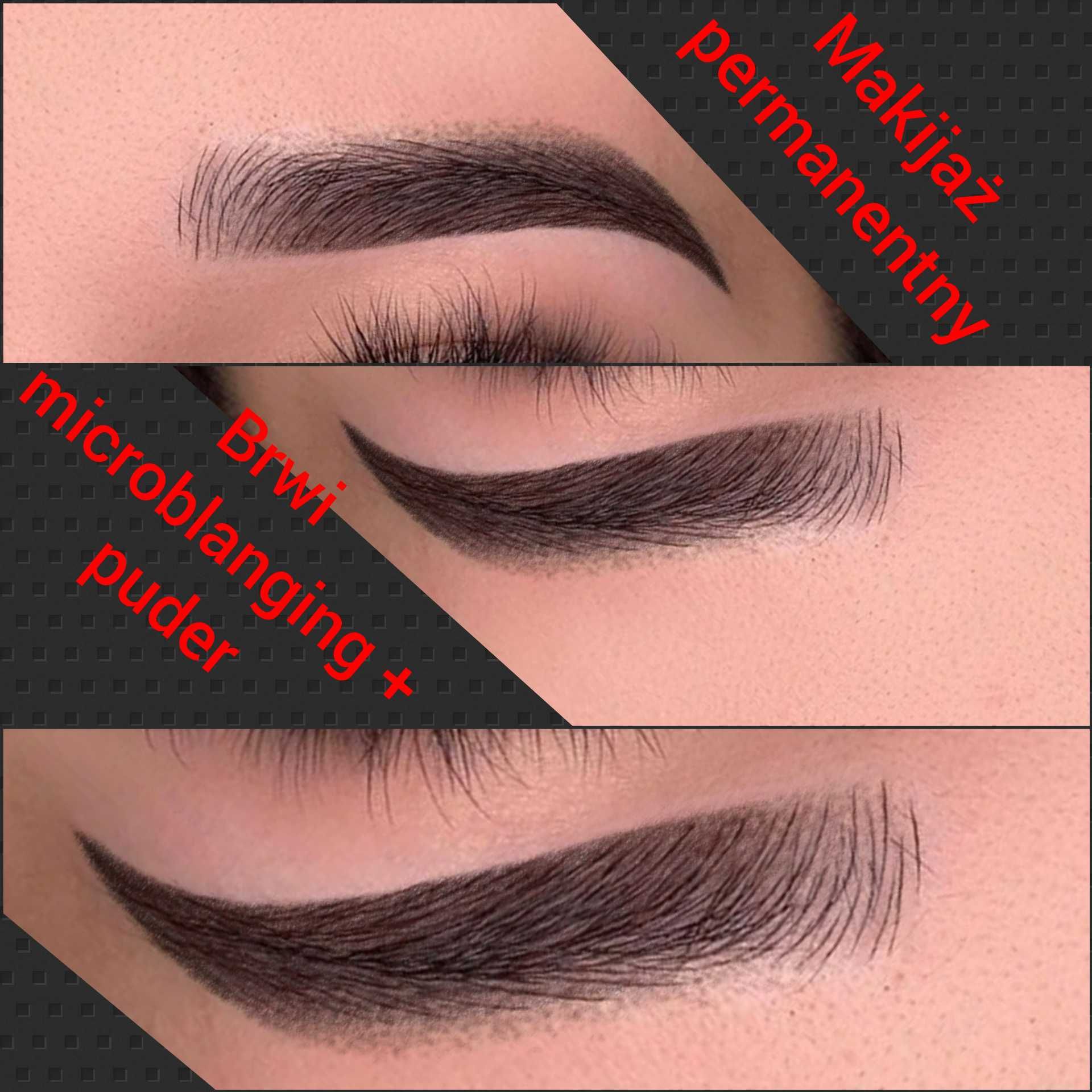 Kurs Szkolenie Makijażu Permamentnego brwi Microblading, piórkowa,