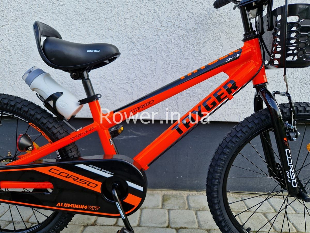 Дитячий алюмінієвий велосипед 5-7 років Corso Tayger Alu 20 TG-24533 O
