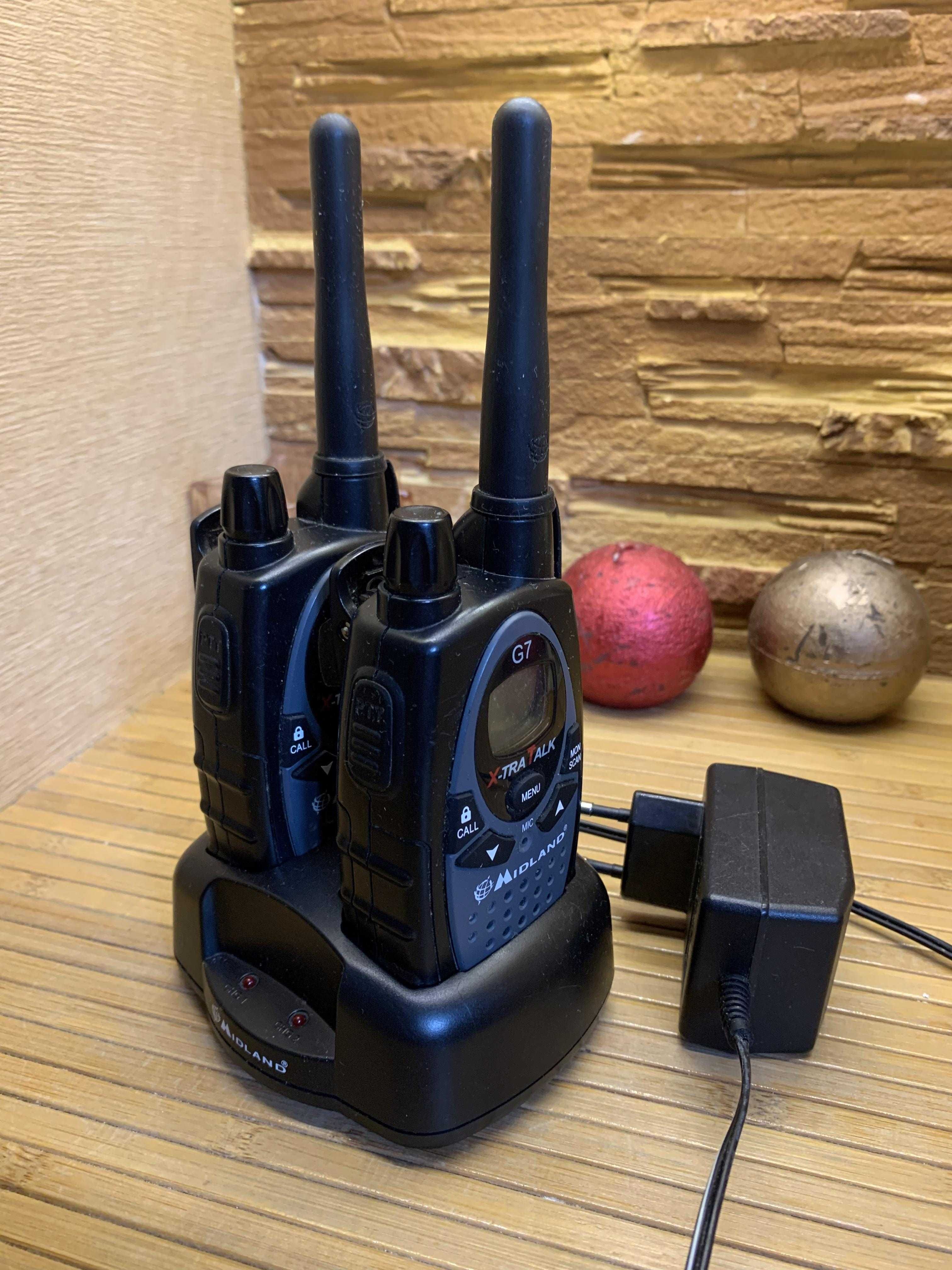 Рації Midland G7 XT пара (2шт) Зарядне
