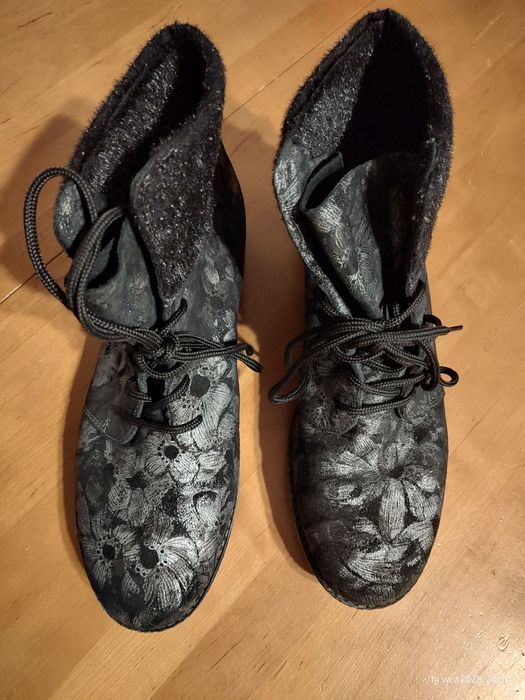 Botki Remonte rozm. 43, zamszowe