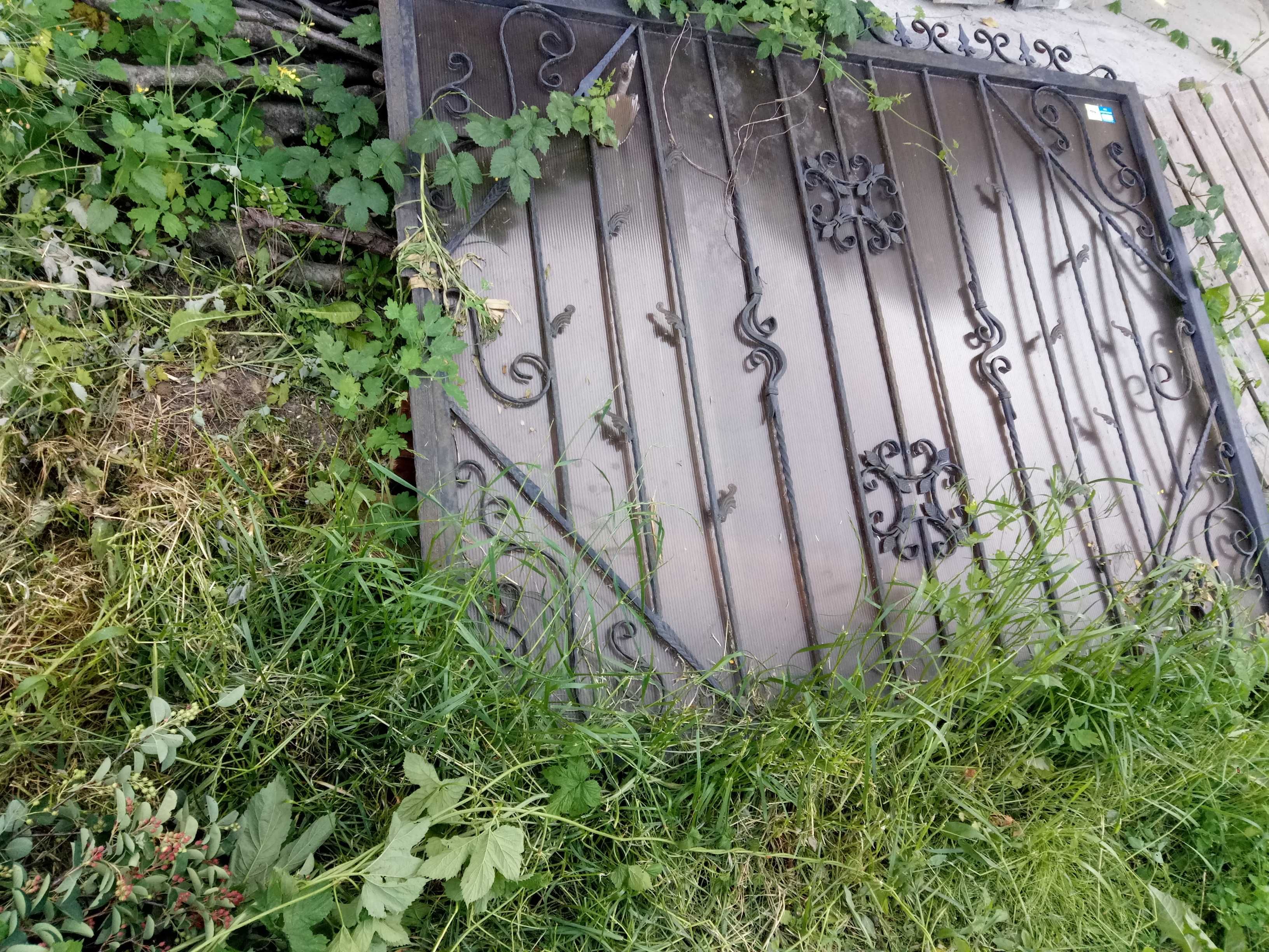 Ворота ковані із каліткою забор