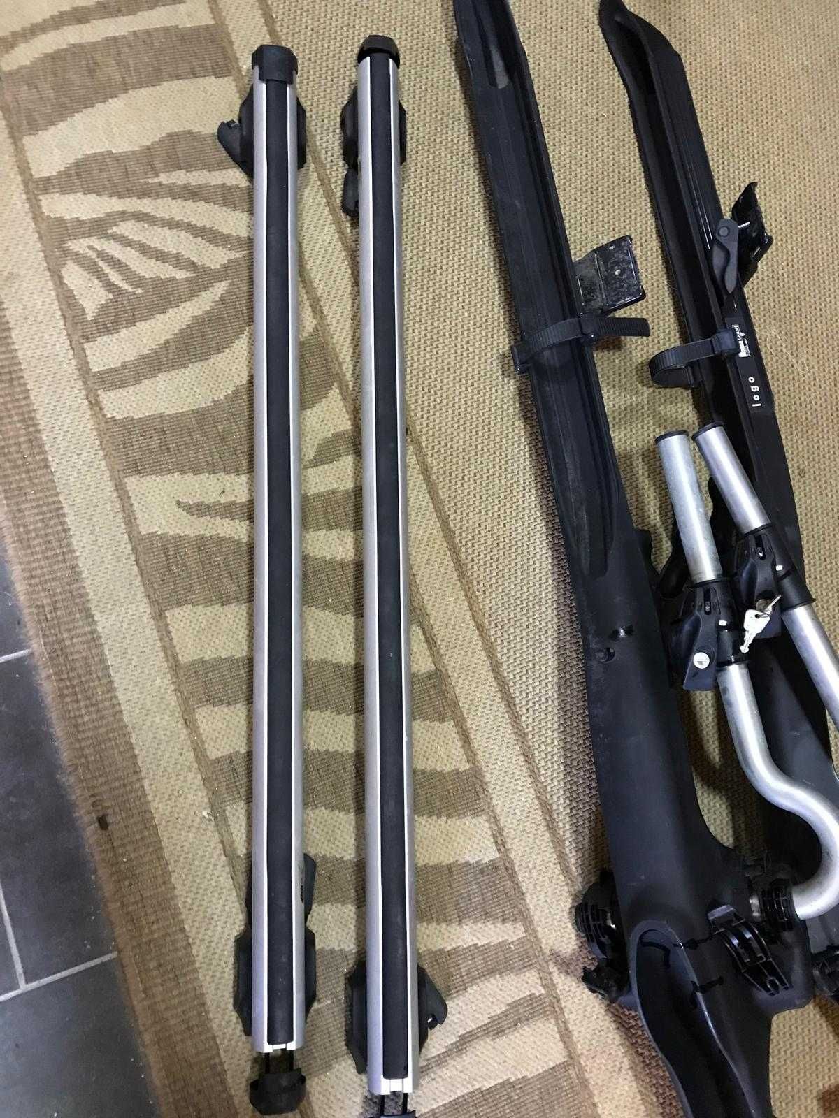 Suportes originais Audi para 2 bicicletas (Audi A4 Avant, etc) 90€