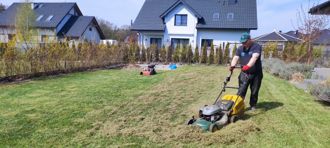 Wertykulacja i Koszenie trawy, pielęgnacja ogrodów