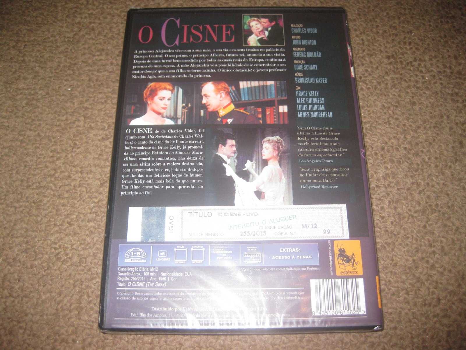 DVD "O Cisne" com Grace Kelly/Selado/Raro!