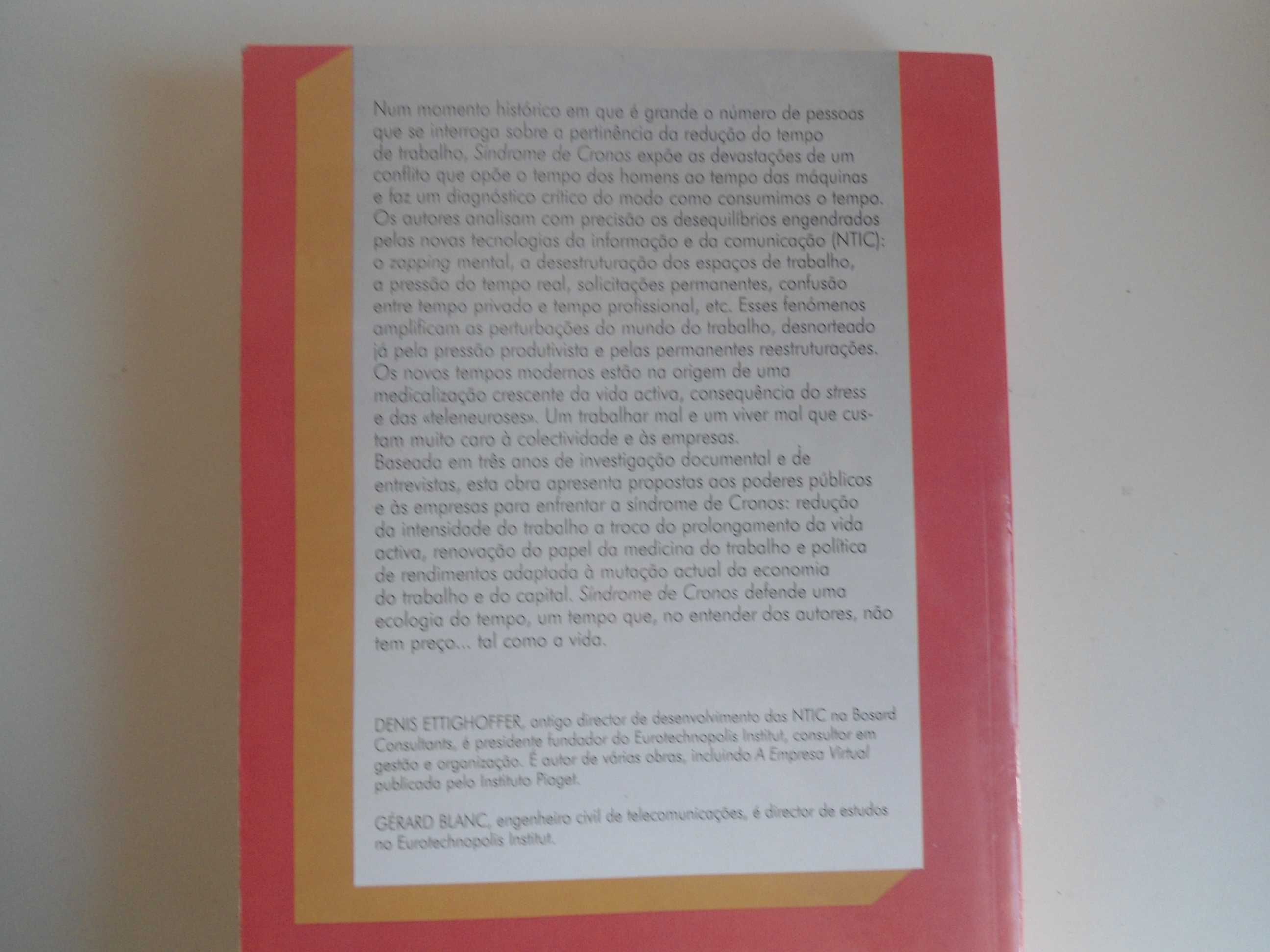 Síndrome de Cronos de Denis Ettighoffer e Gérard Blanc