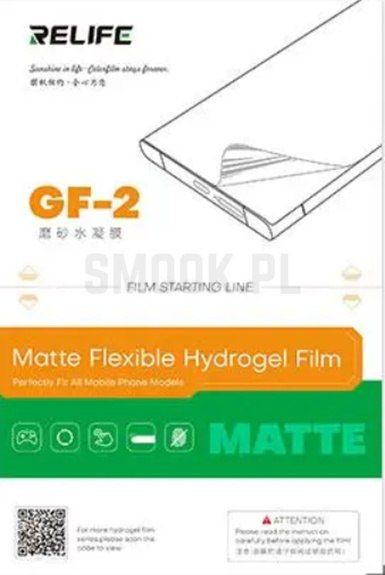 Folia hydrożelowa RELIFE GF-2 MATTE - DO IPHONE 12 MINI