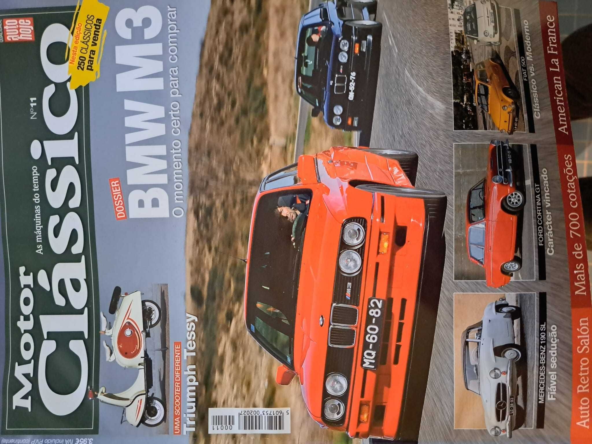 Lote primeiros números Revistas "Motor Clássico"