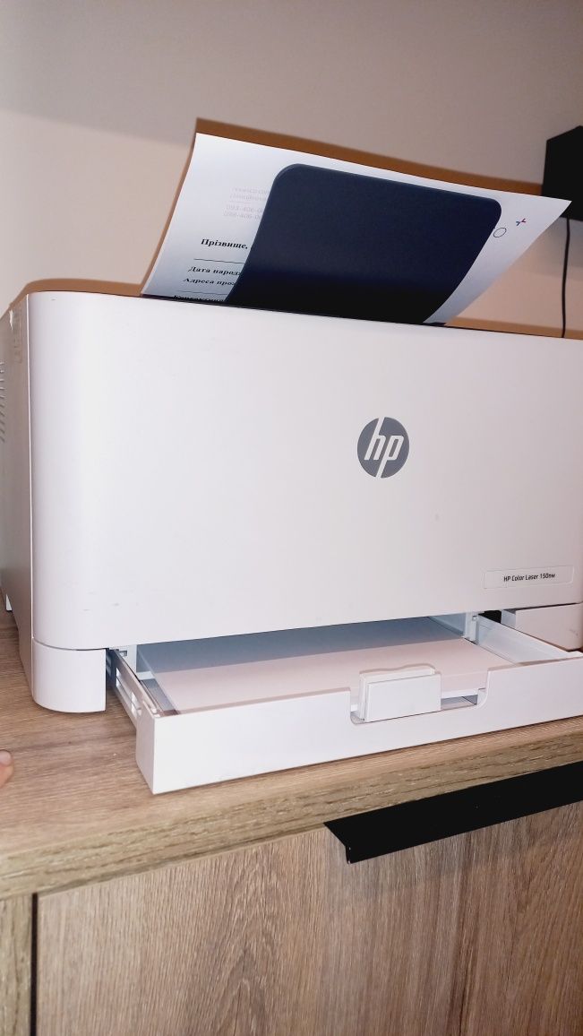 Принтер лазерний HP Color Laser 150nw з wi-fi для дому та офісу HP Col