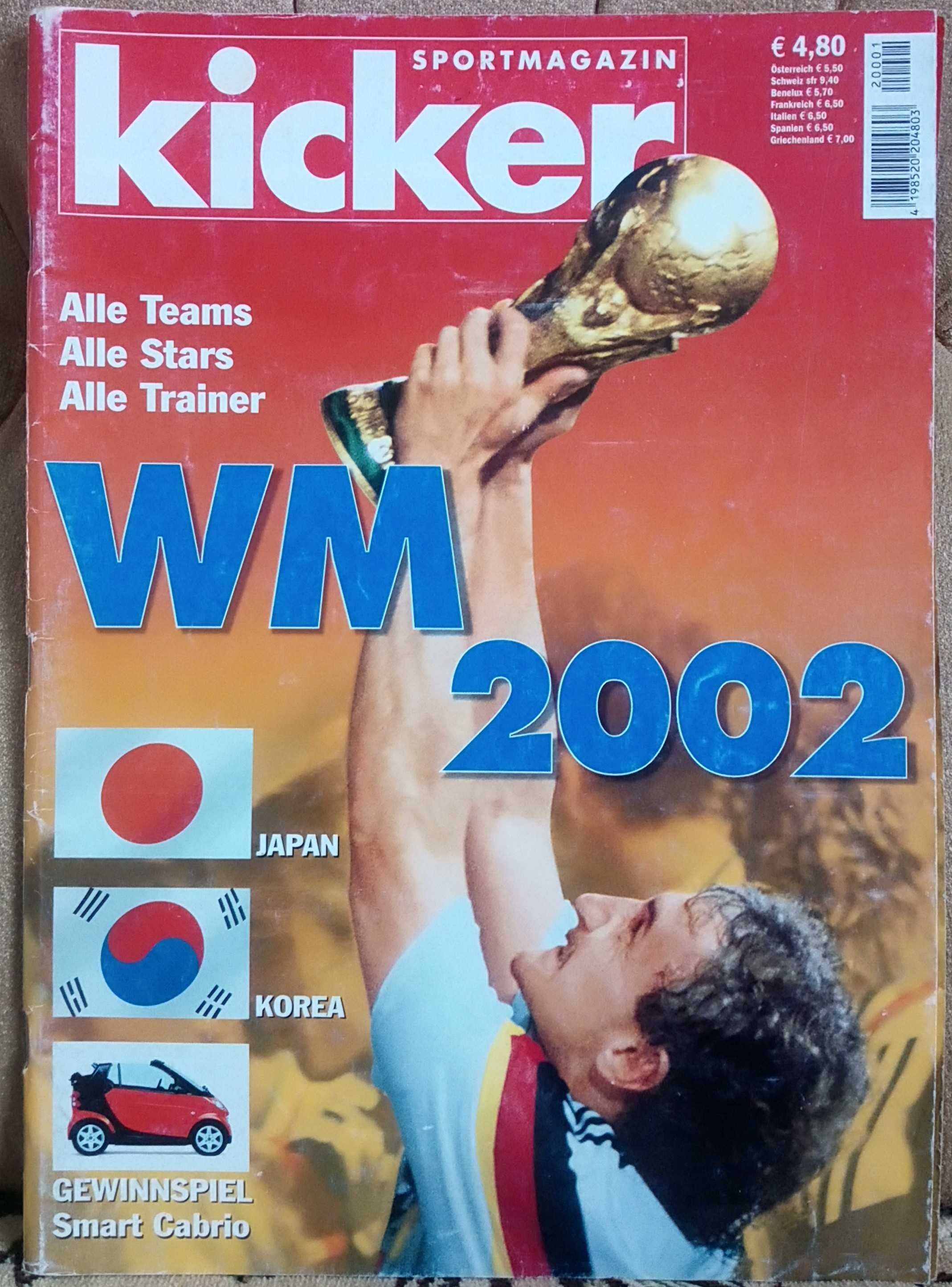 Футбол .Kicker .Спецвидання .Чемпіонат світу 2002.