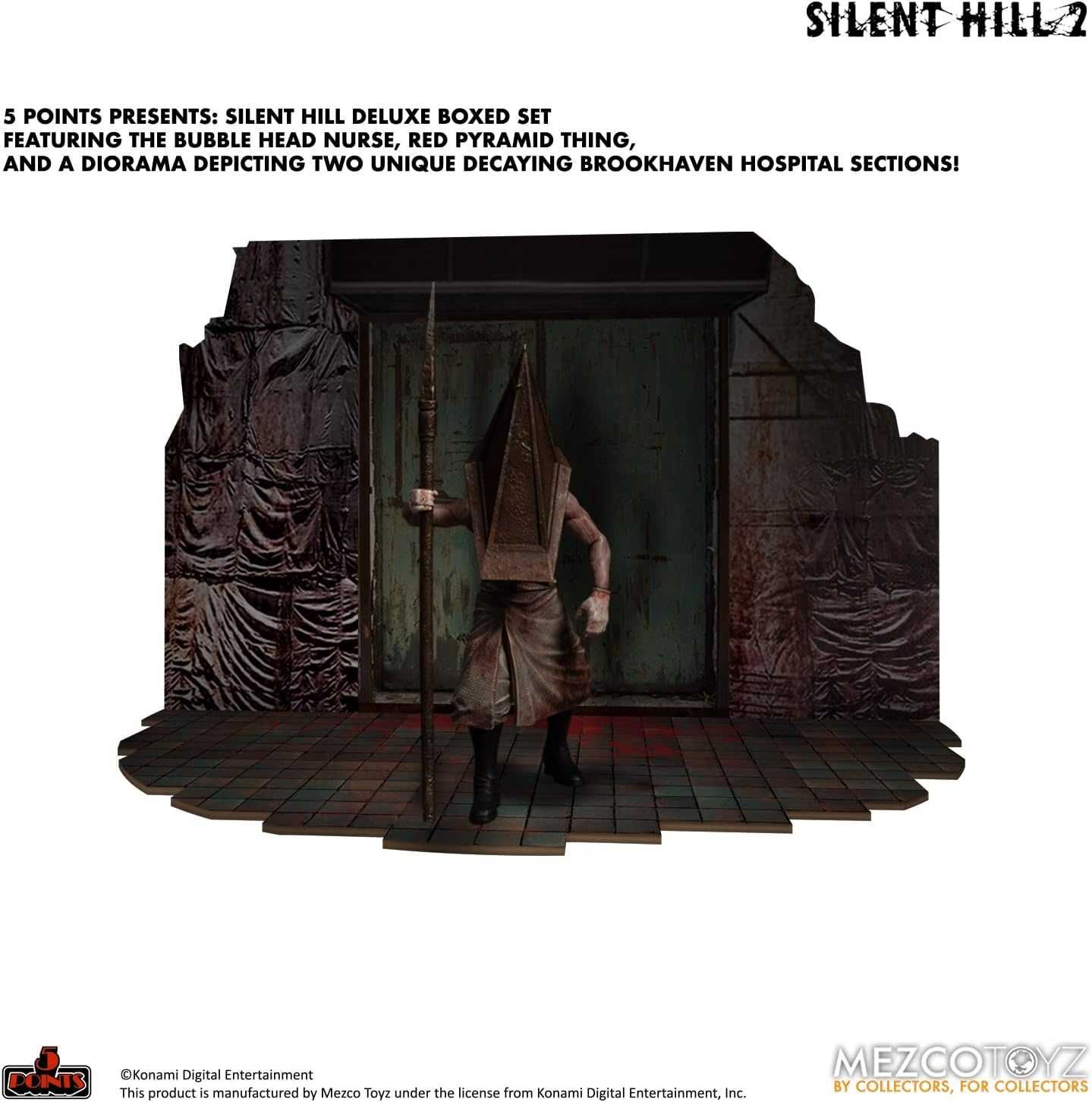 Figurki diorama Silent Hill 2 Red Pyramid Thing & Bubble Head Nurse