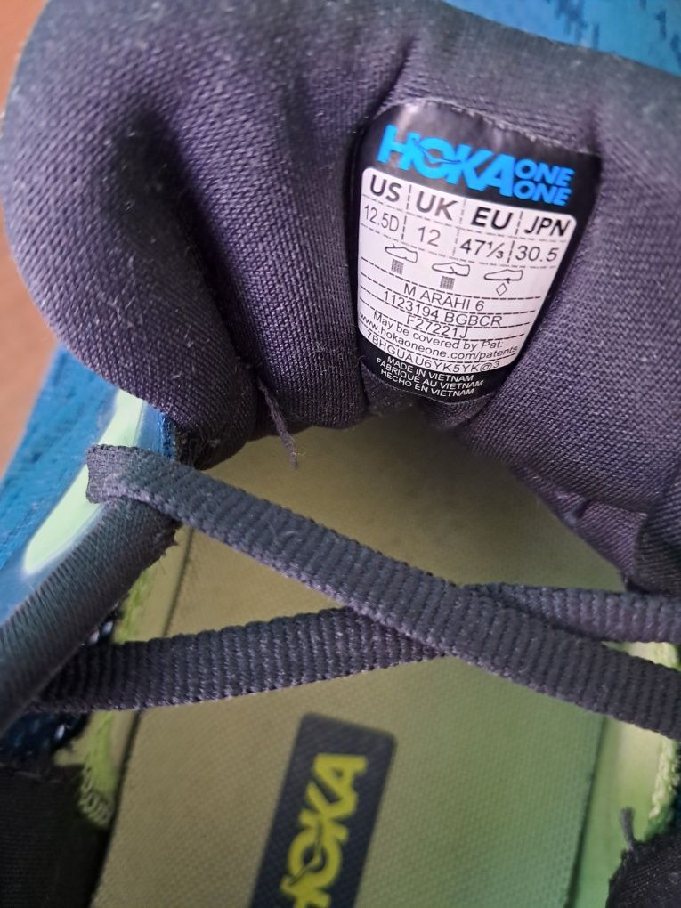Кросівки Hoka One One M Arahi 6.  Р 47  1/3  30.5 см