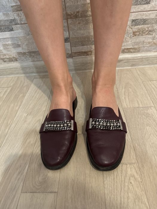 Миратон стильные бордовые мюли