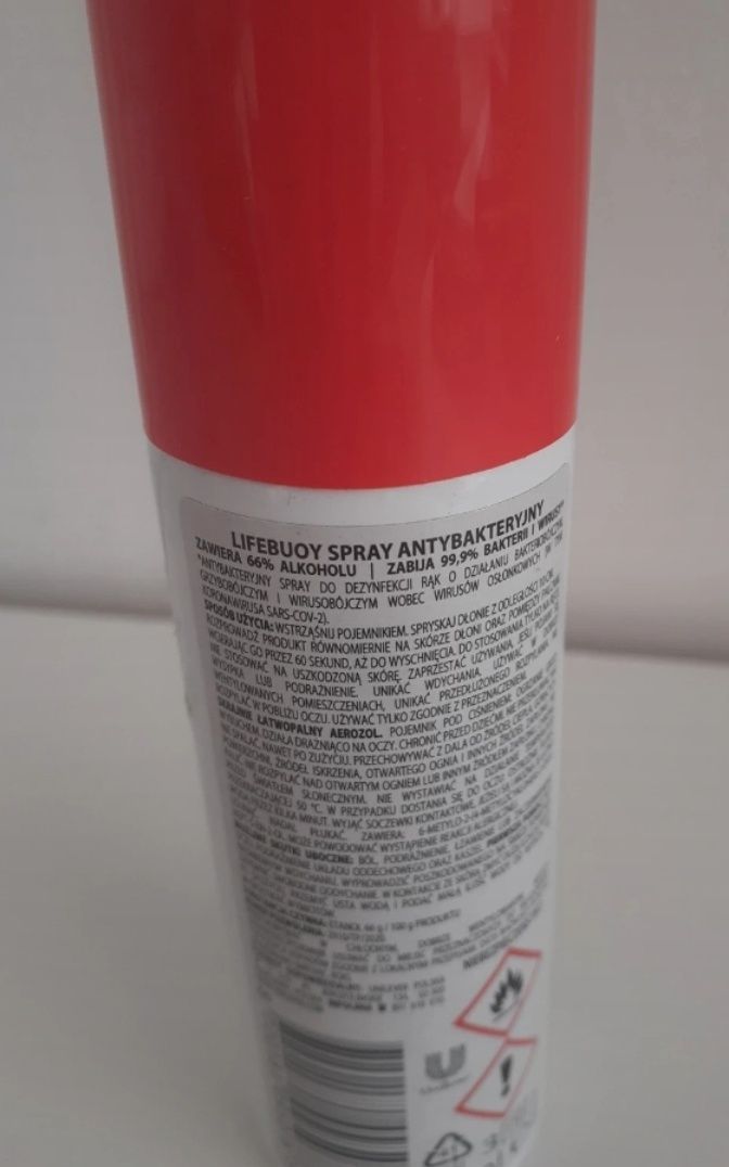Lifebuoy Spray antybakteryjny do rąk 75 ml