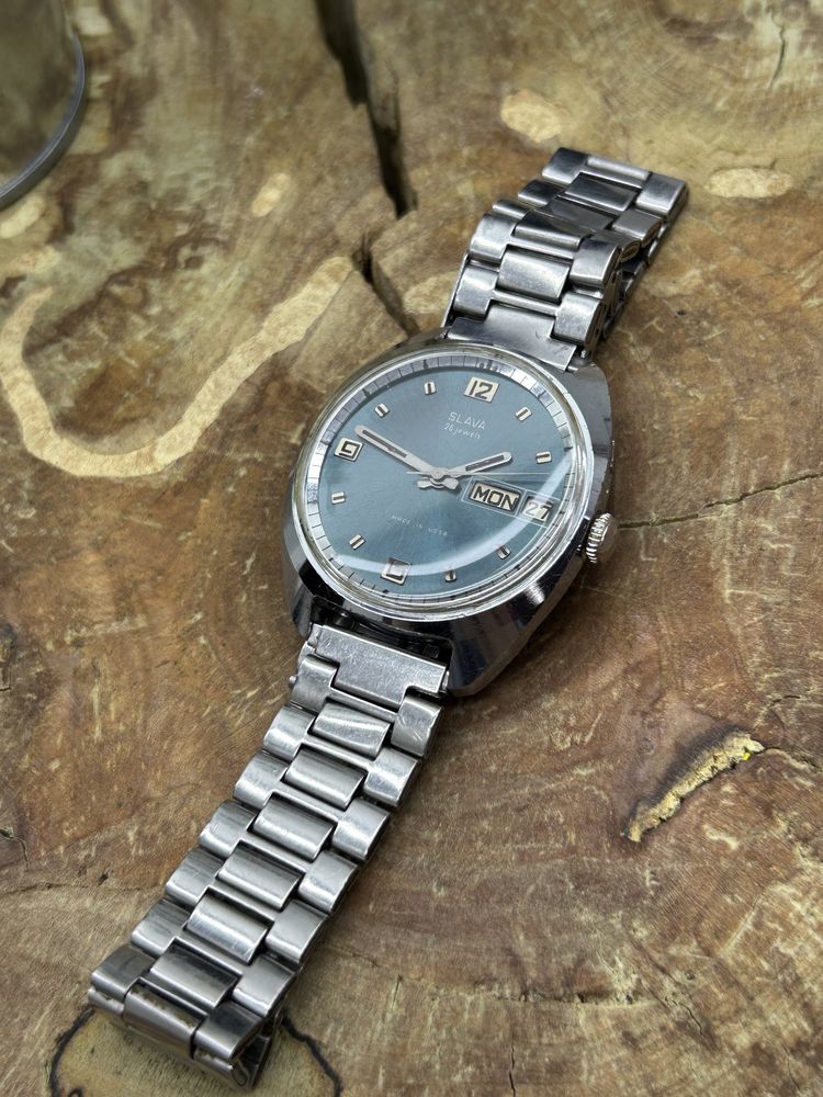 Stary radziecki zegarek  SLAVA 26 jewels automatic