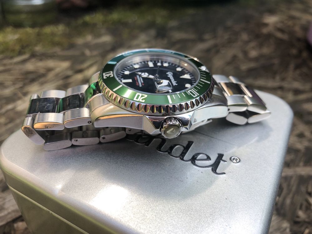 Zegarek Gigandet Diver Starbucks automat 300m Orient Kamasu Seiko SKX