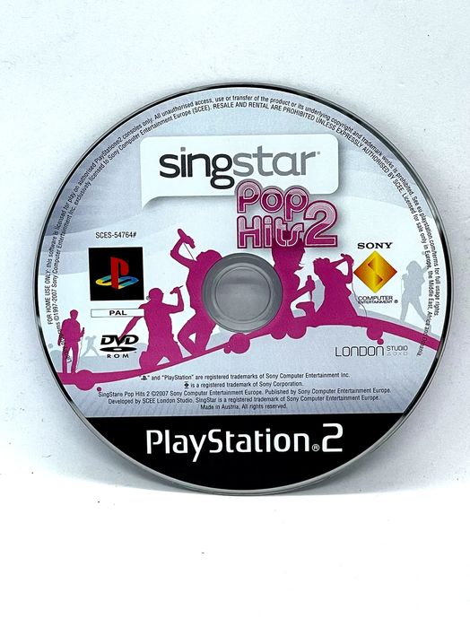 Singstar Pop Hits 2 PS2 (sama gra) Po Francusku