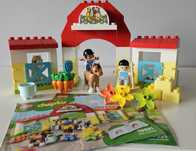 zestaw lego duplo 10951 stadnina i kucyki