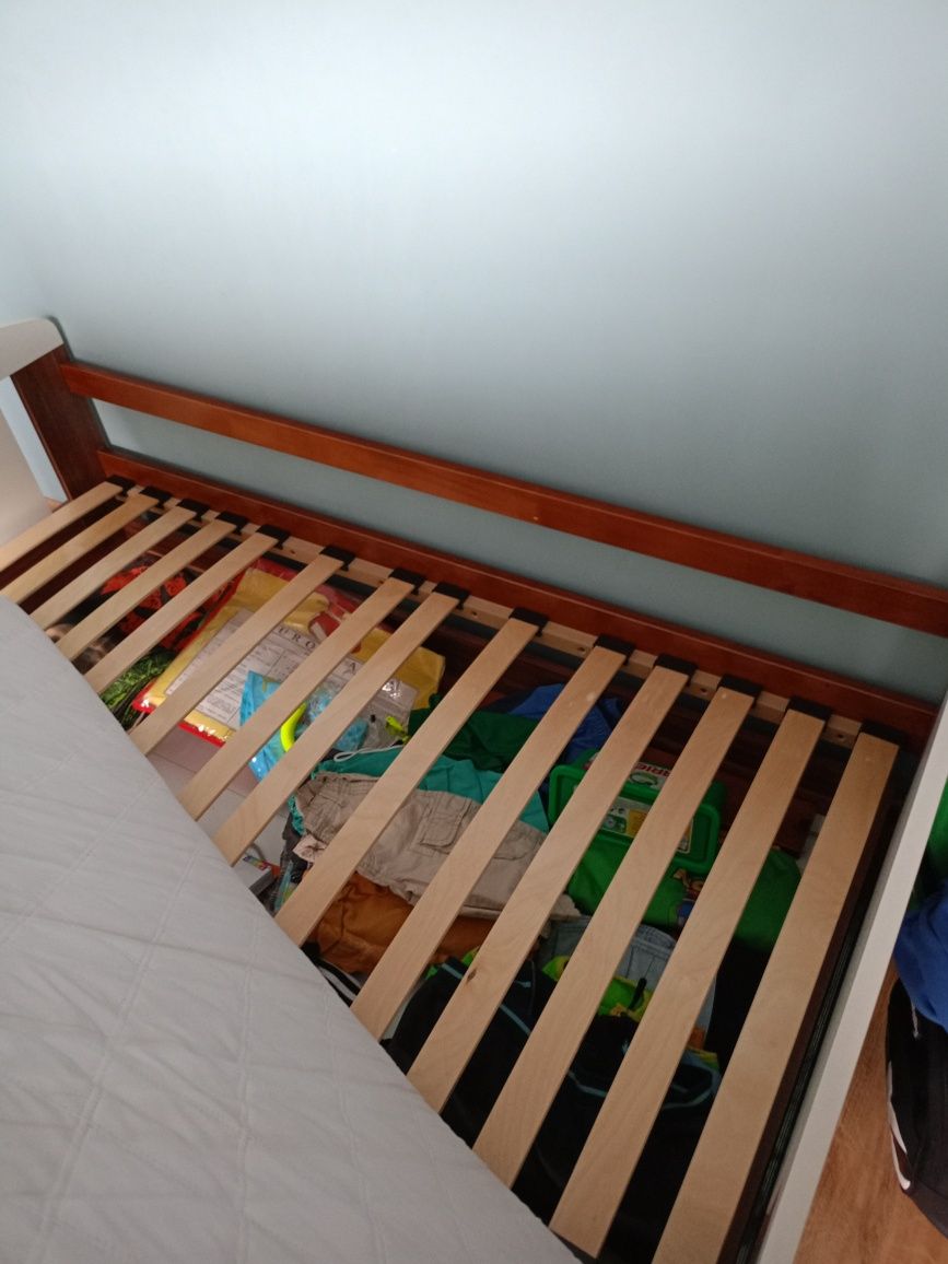 Łóżeczko łóżko 160x80 z szufladą i materacem