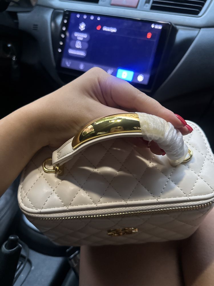 Сумка chanel шанель бочонок квадратная