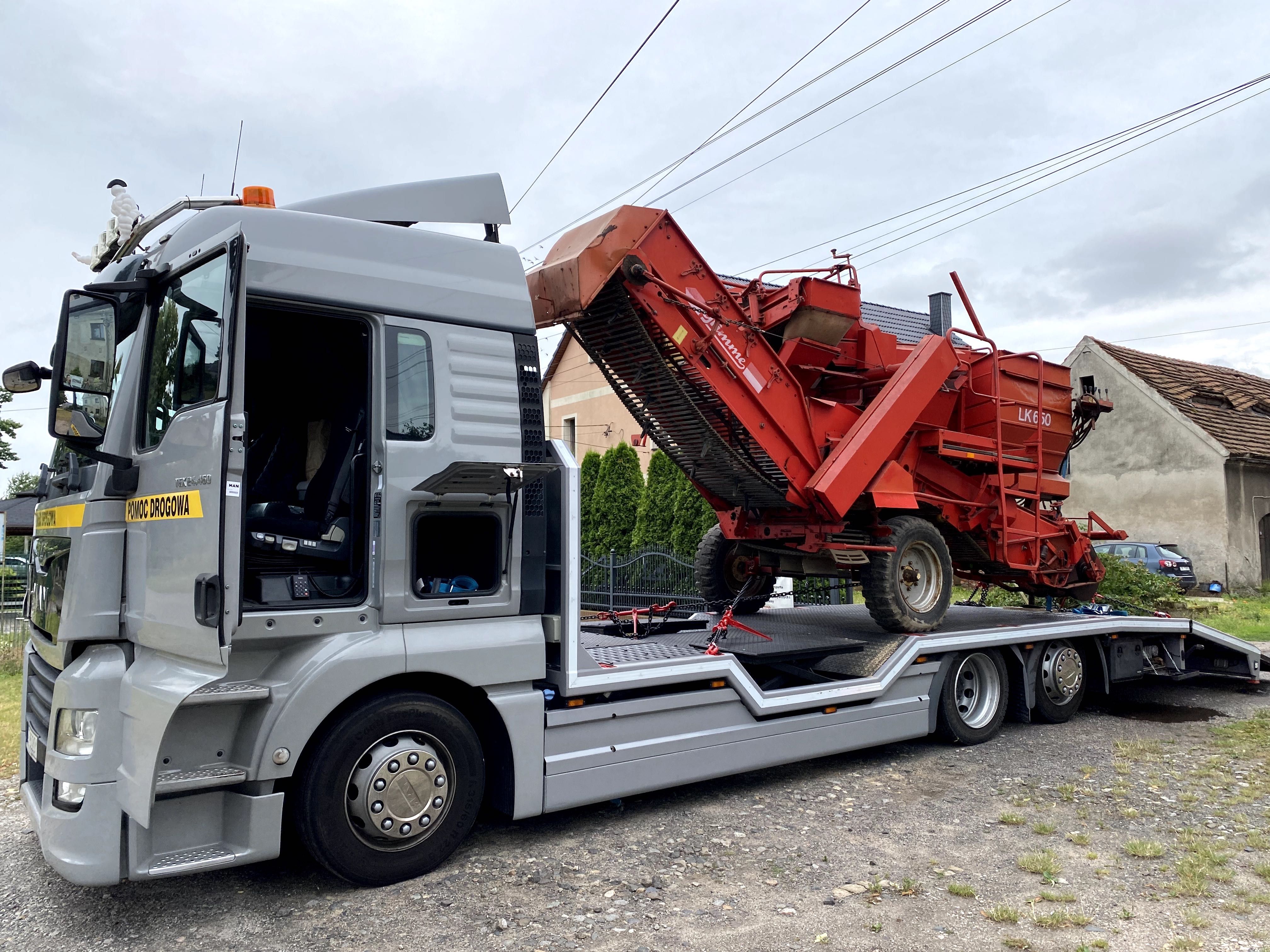 Pomoc drogowa, holowanie, autolaweta, transport 16 ton RASCAR Żory