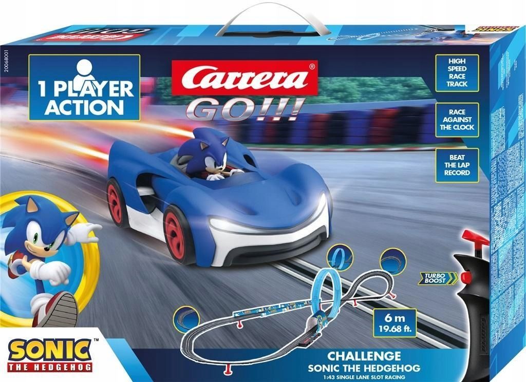 Carrera Go! Challenger - Sonic 6,0m, Carrera
