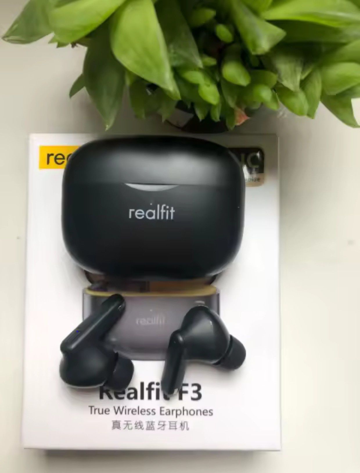 RealFitt F3 Bluetooth V5.4 ANC+ENC [Czarne]