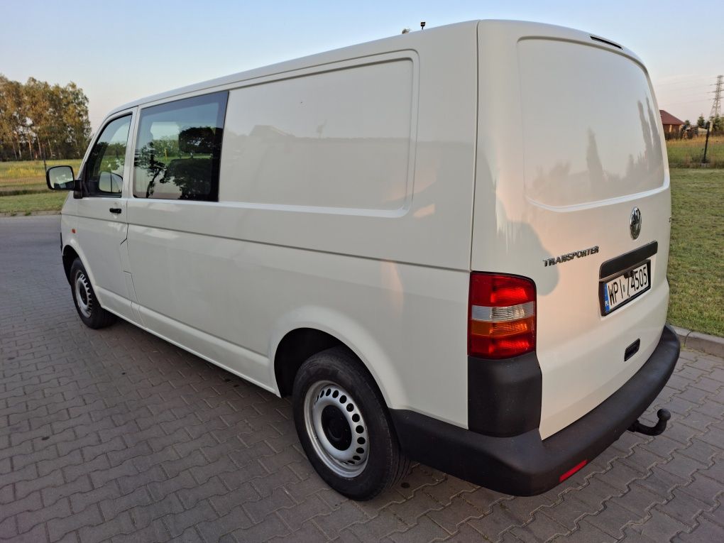 Vw transporter T5 LONG 1.9 tdi Brygadówka Klima