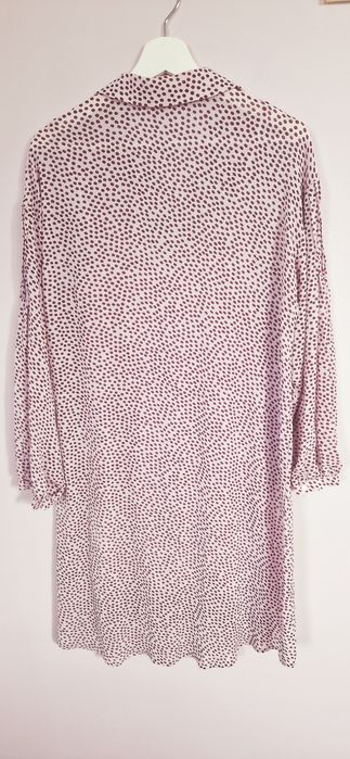 Lawendowa letnia sukienka w kropki groszki MSCH Copenhagen S/M - L