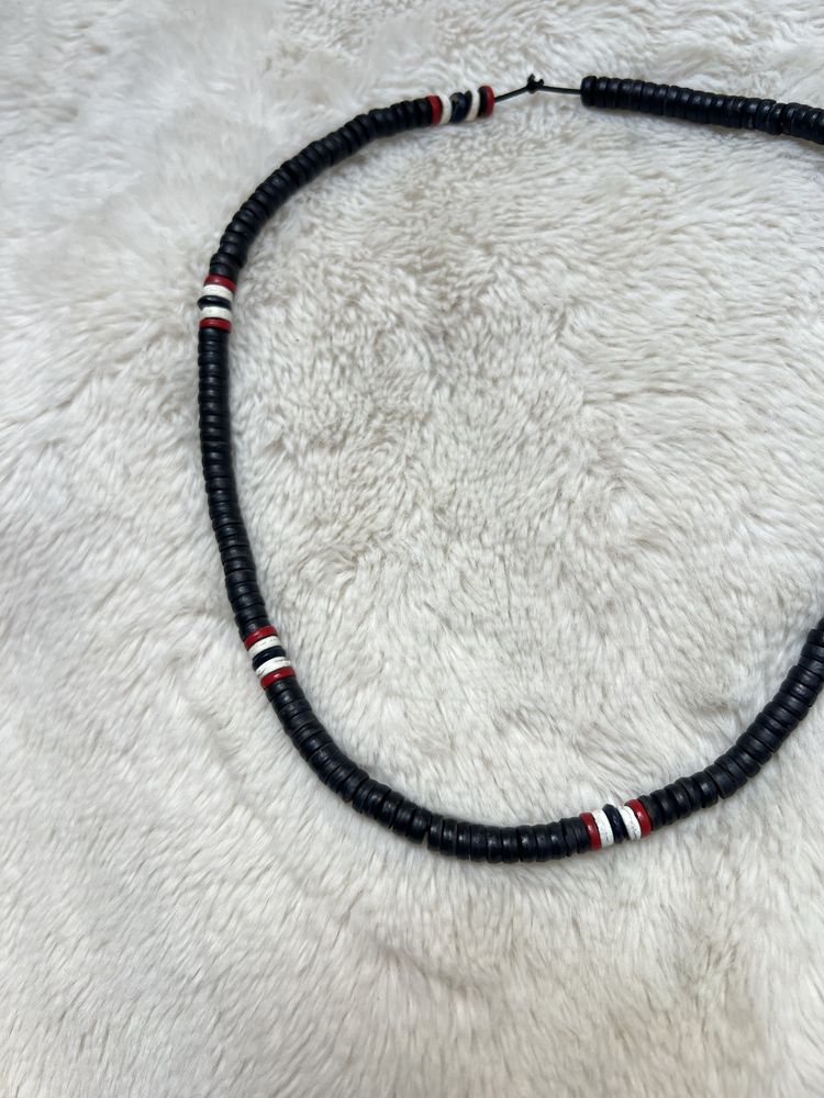 Naszyjnik surfer drewniany egzotyczny męski drewno handmade etno 20