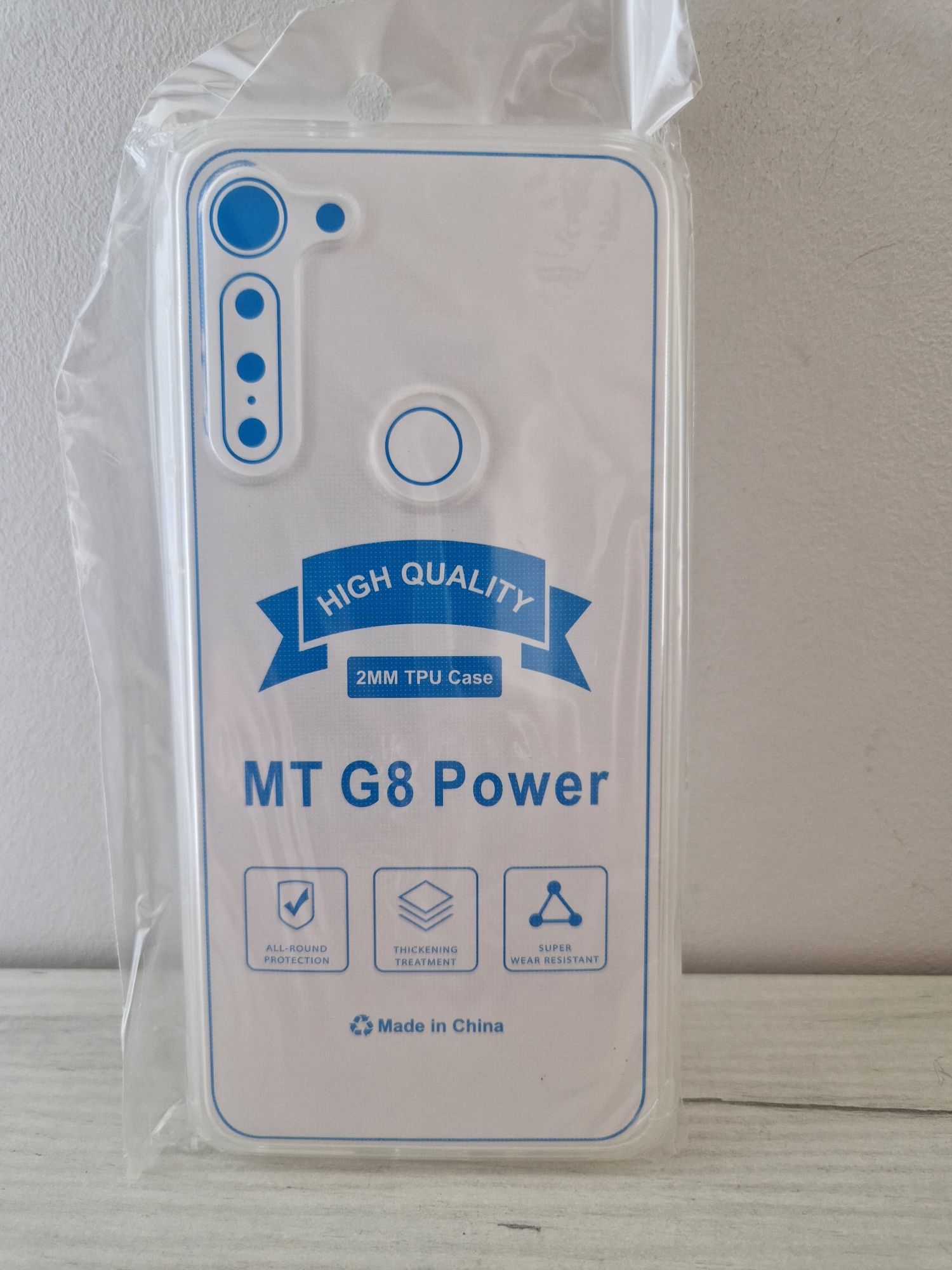 Back Case 2 mm Perfect do MOTOROLA MOTO G8 POWER + Szkło Glass 9H