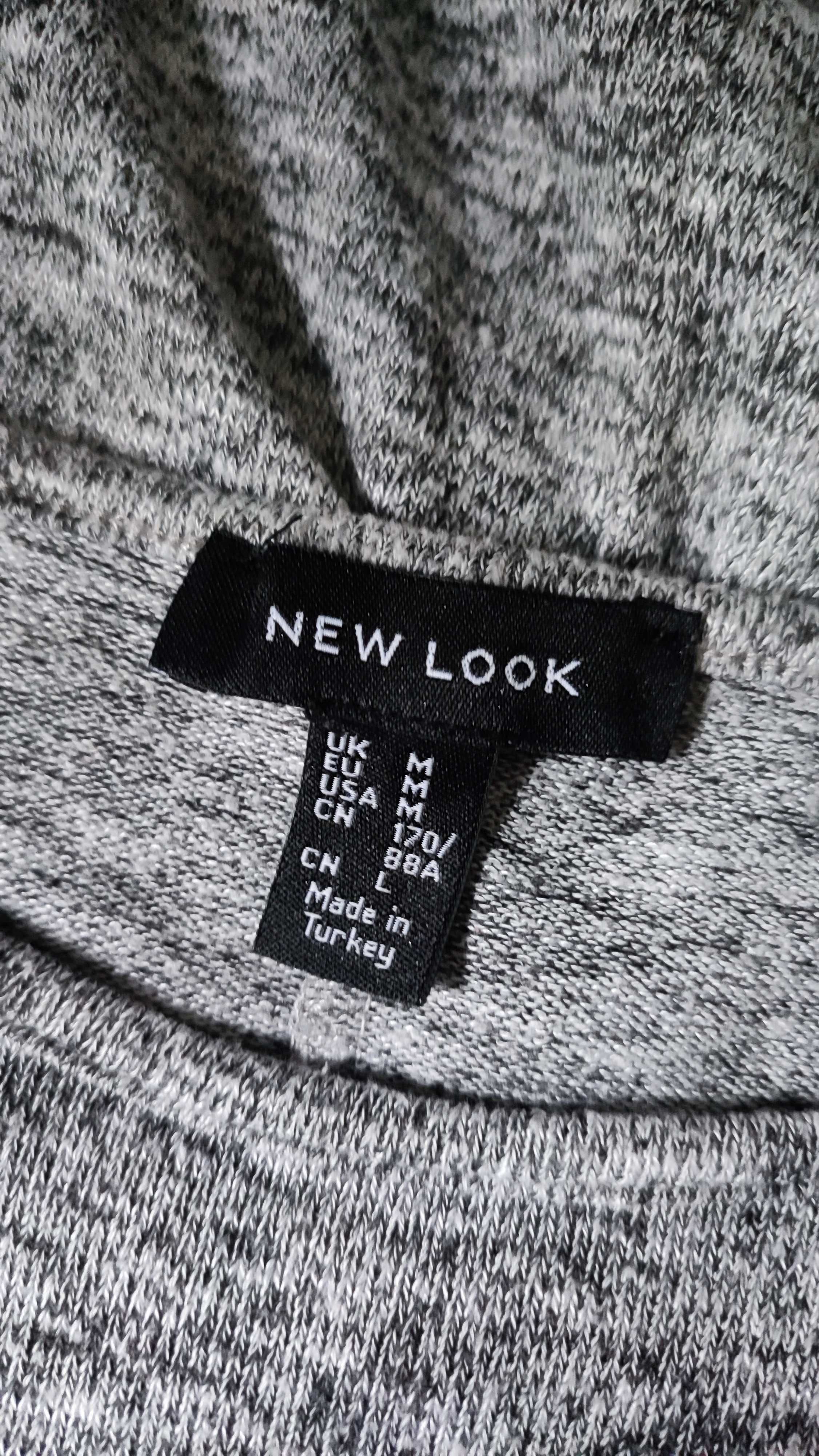 Bluzka damska dzianinowe sweter damski cienki rękaw do łokcia New Look