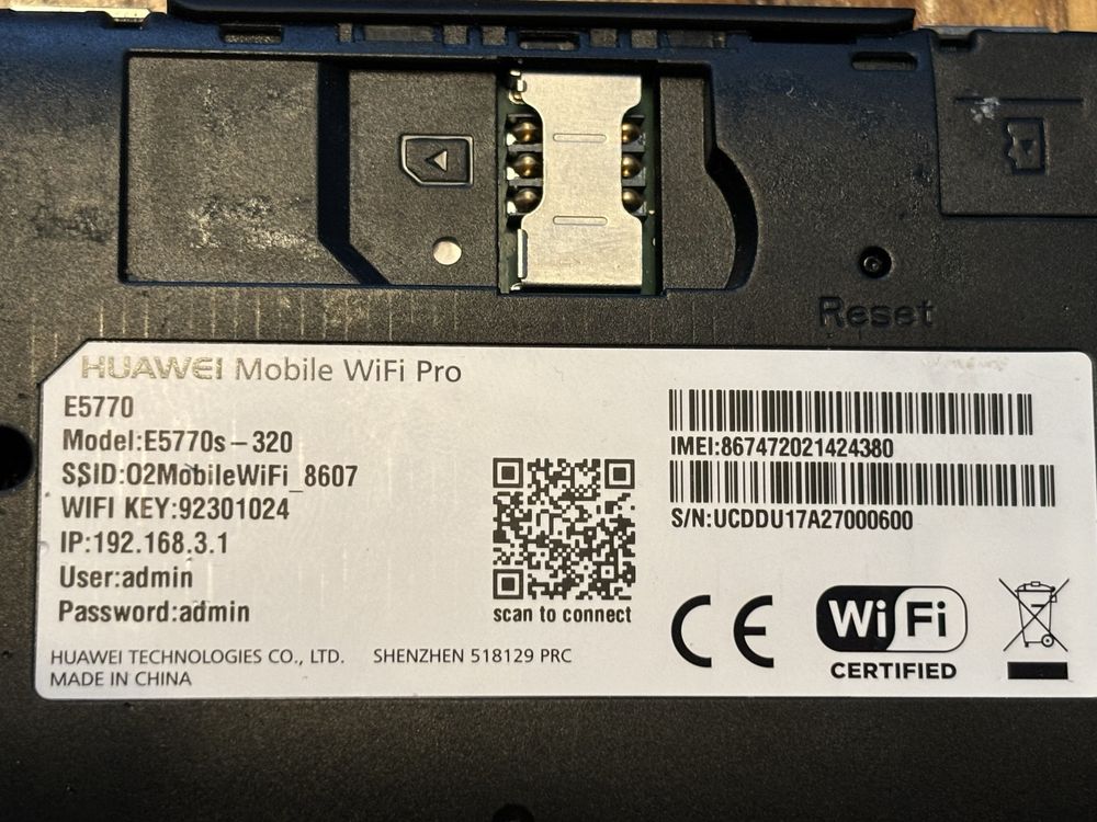 Huawei mobile wifi Pro E5770s