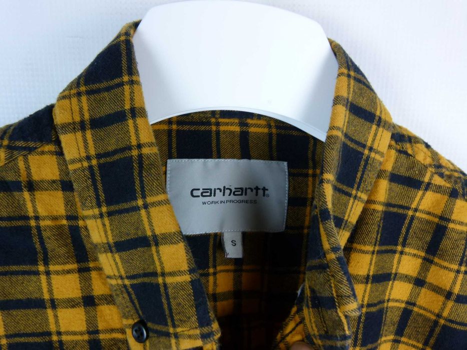 Carhartt flanelowa koszula męska casual / S