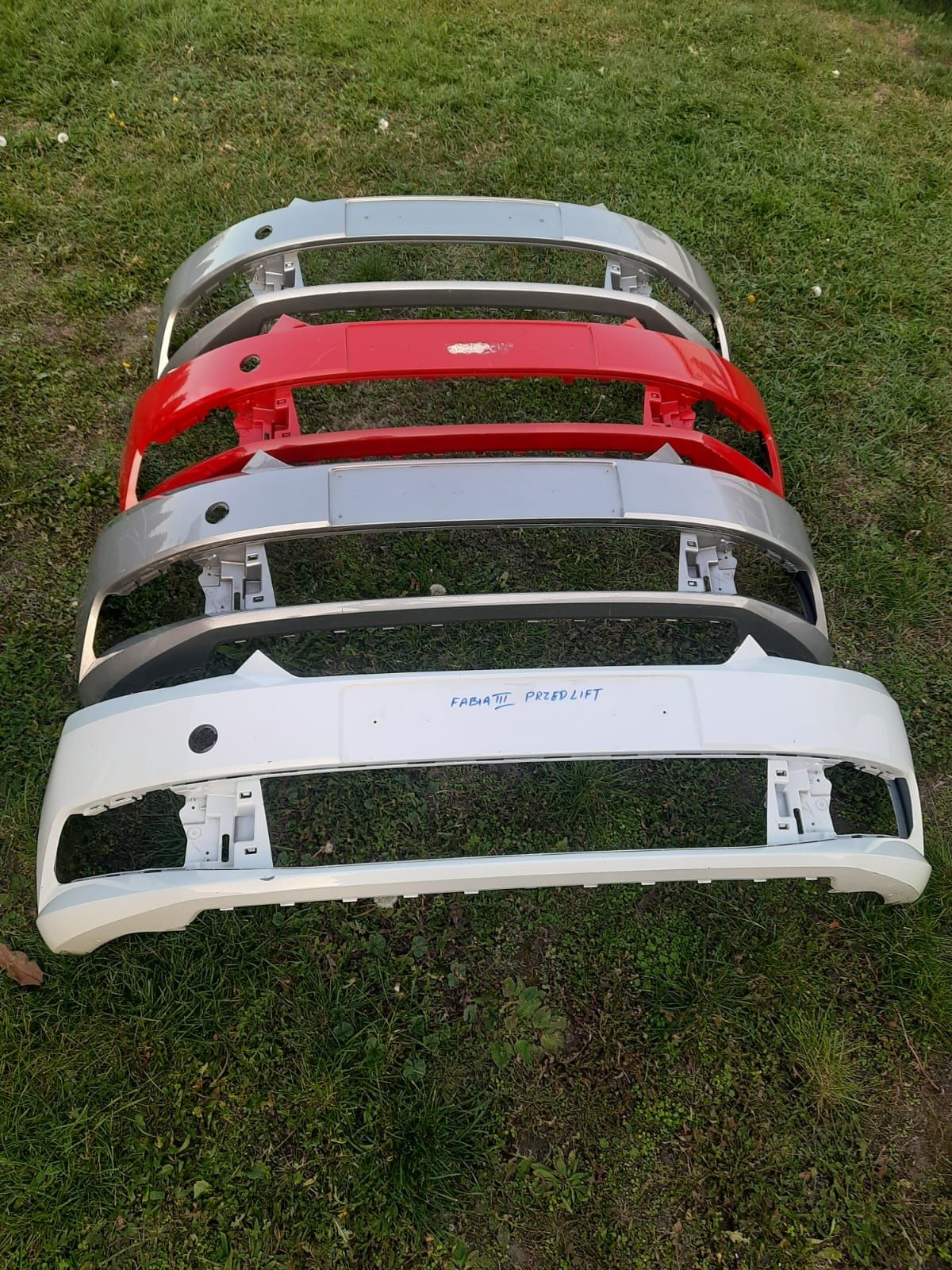 Zderzak przód przedni do skoda fabia III przed lift