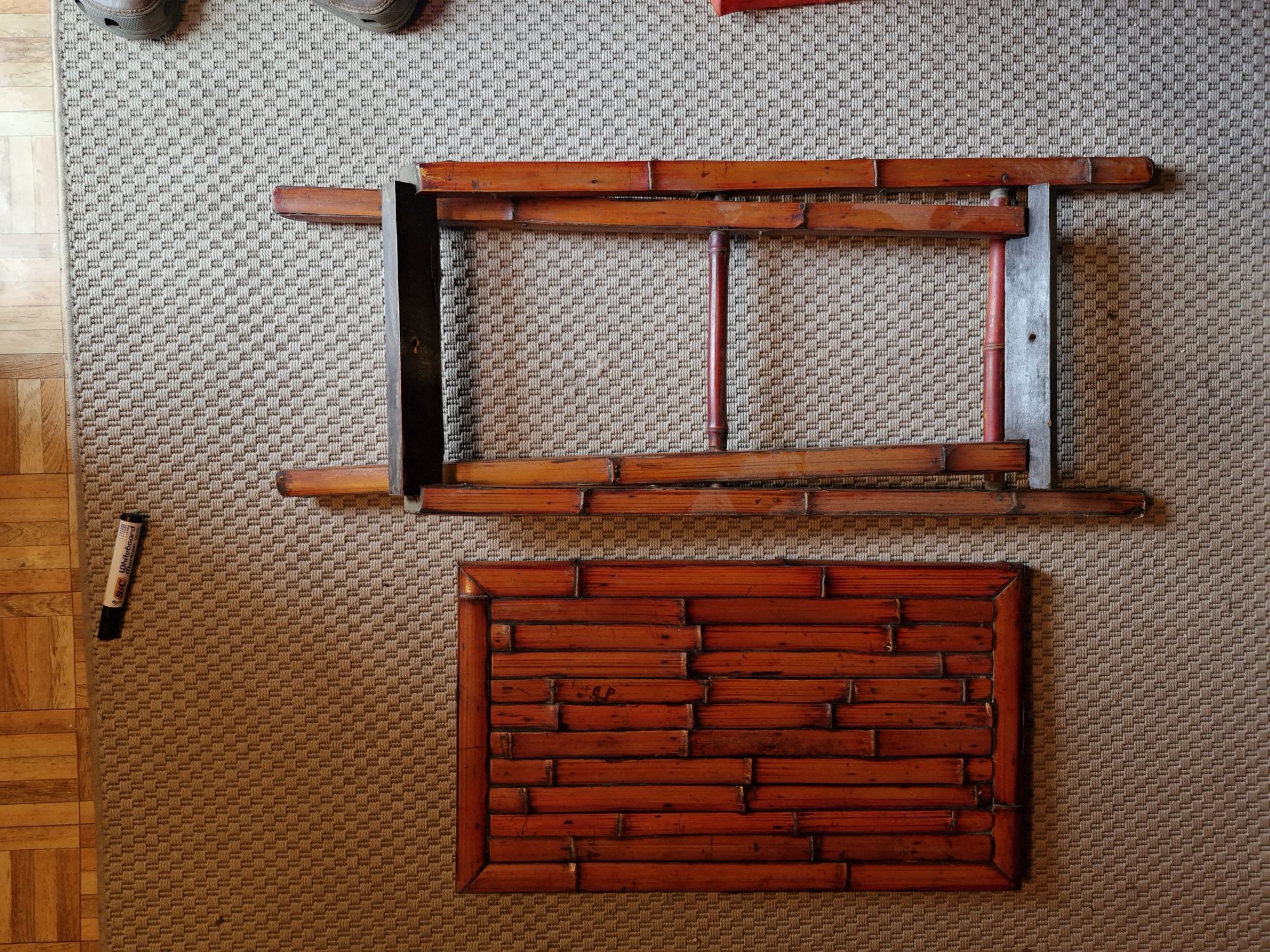 Mesa de apoio feita em BAMBOO