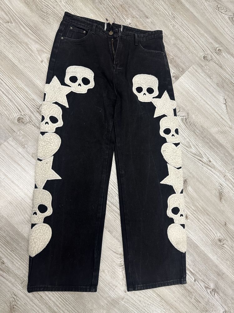 джинси широкі широкие  rap pants y2k baggy