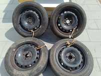 Felgi stalowe 15" 4x100 Fiat Grande Punto Opel Corsa Astra  opony