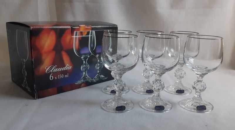 Bohemia Crystalex Claudia 6х150 ml. бокалы