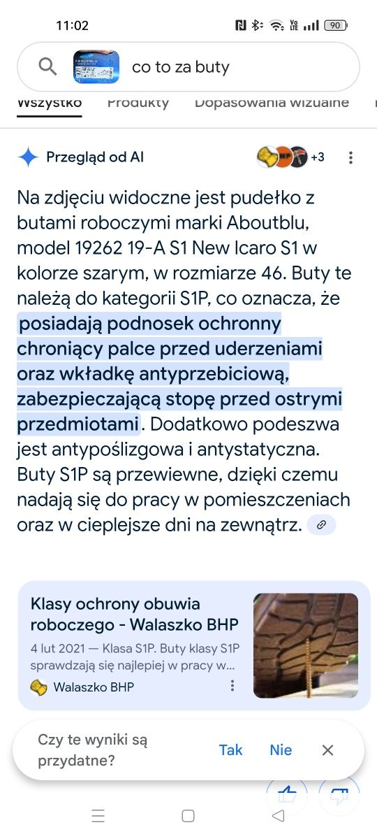 Buty robocze Aboutblu r 46 szare