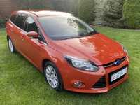 Ford Focus Gwarancja 1 Rok Titanium Navi Klimatronik Podgrz szyba ORANGE Metalik