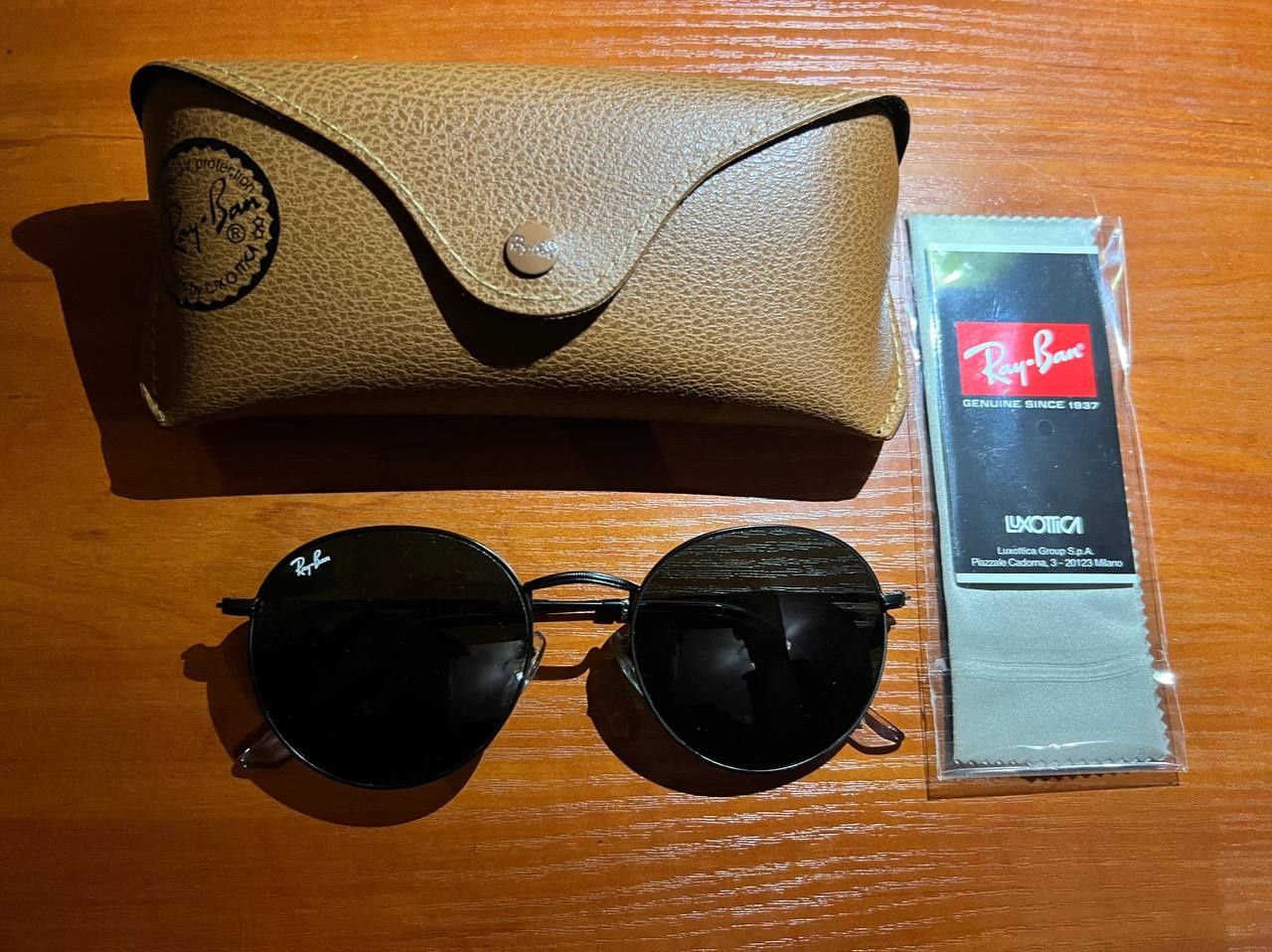 Ray Ban ОРИГИНАЛ 3447 Round Metal Очки окуляри Рэй Бэн солнцезащитные