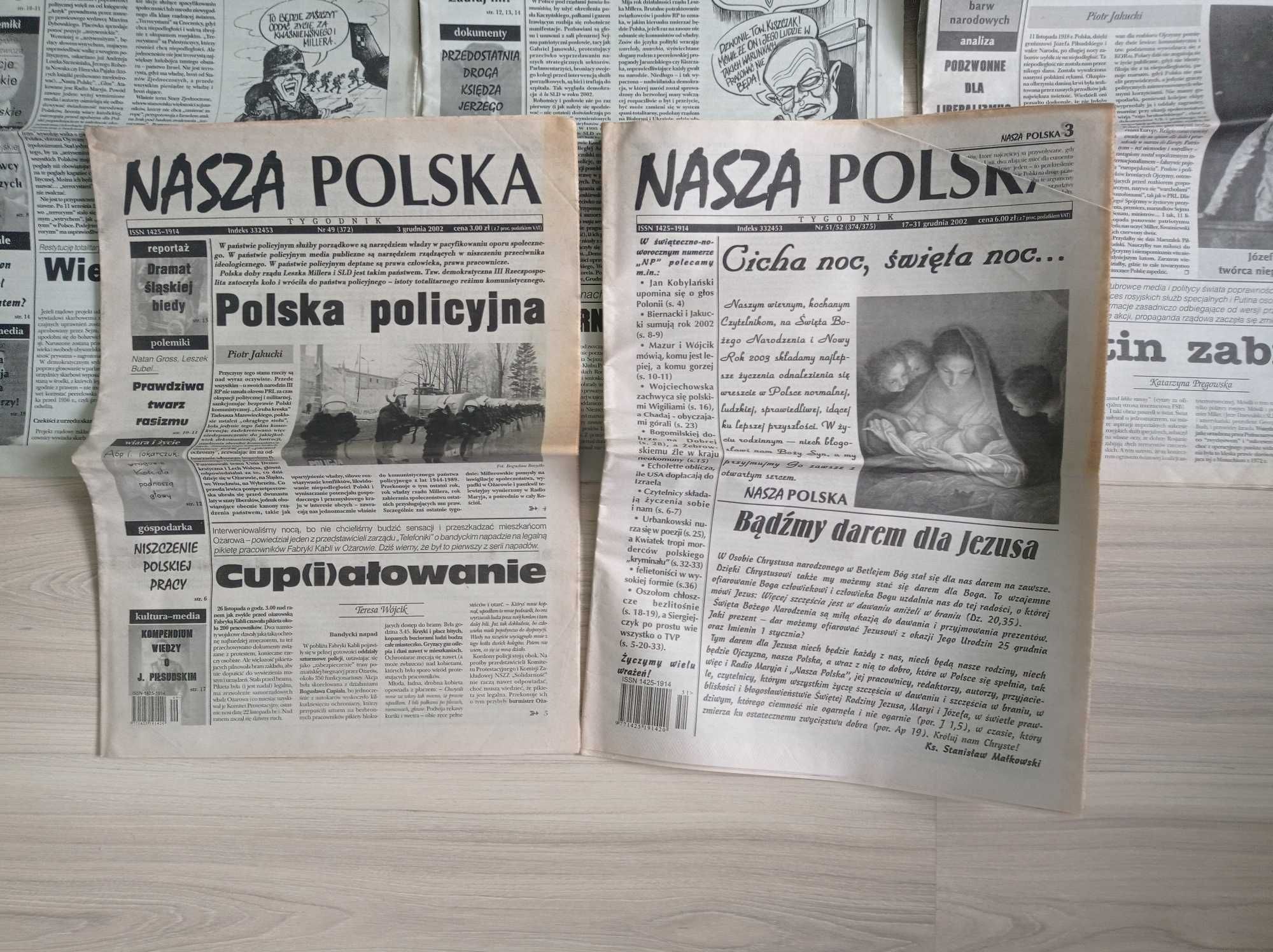 Nasza Polska 2002, zestaw gazet