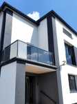 Balustrady szklane, ze stali nierdzewnej, balustrada ze szkłem, balkon