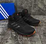Зимние Мужские термо кроссовки Adidas Terrex черные Адидас гортекс